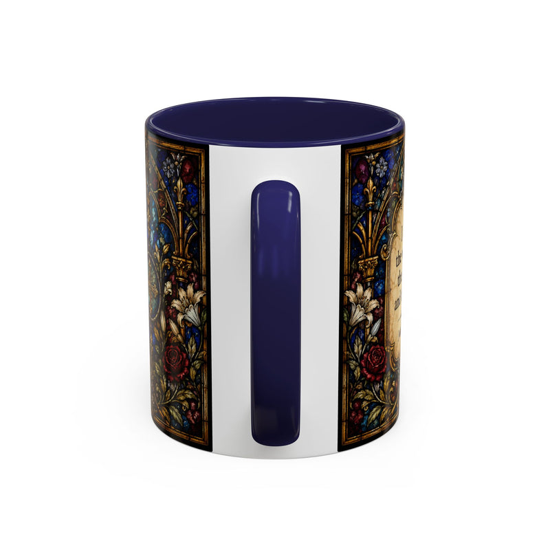 Sacred Heart Jesus Stained Glass Mug | Accent Coffee Mug