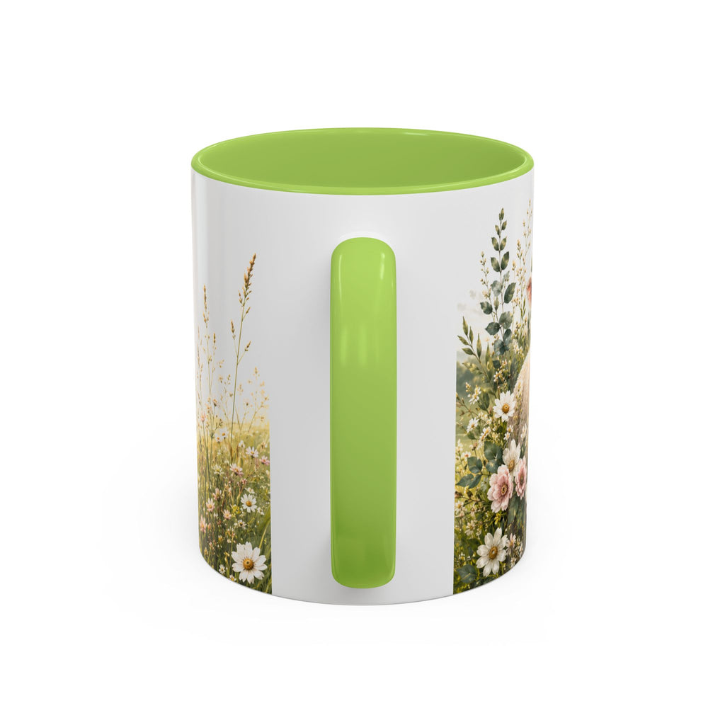 Innocence & Surrender to God Accent Coffee Mug | Religious Faith Scripture