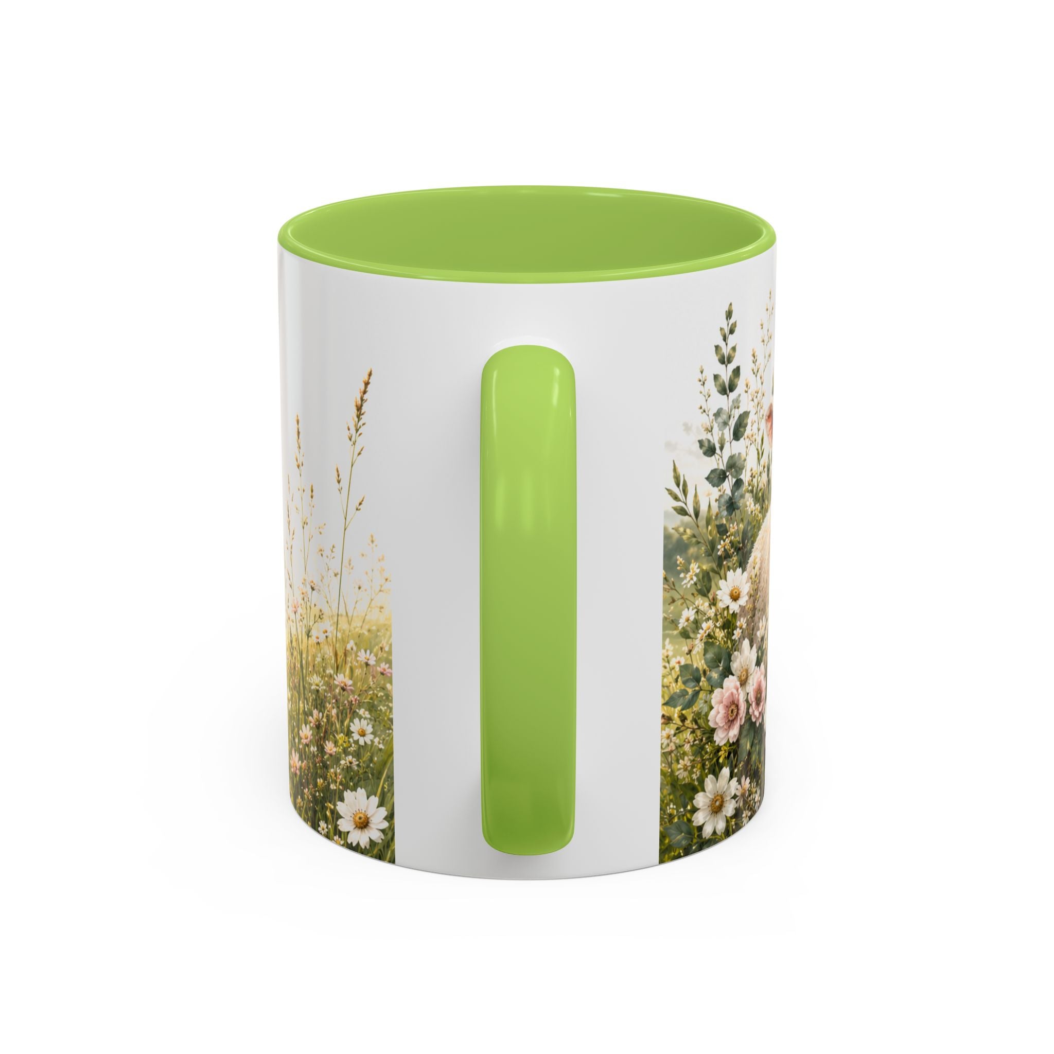 Innocence & Surrender to God Accent Coffee Mug | Religious Faith Scripture