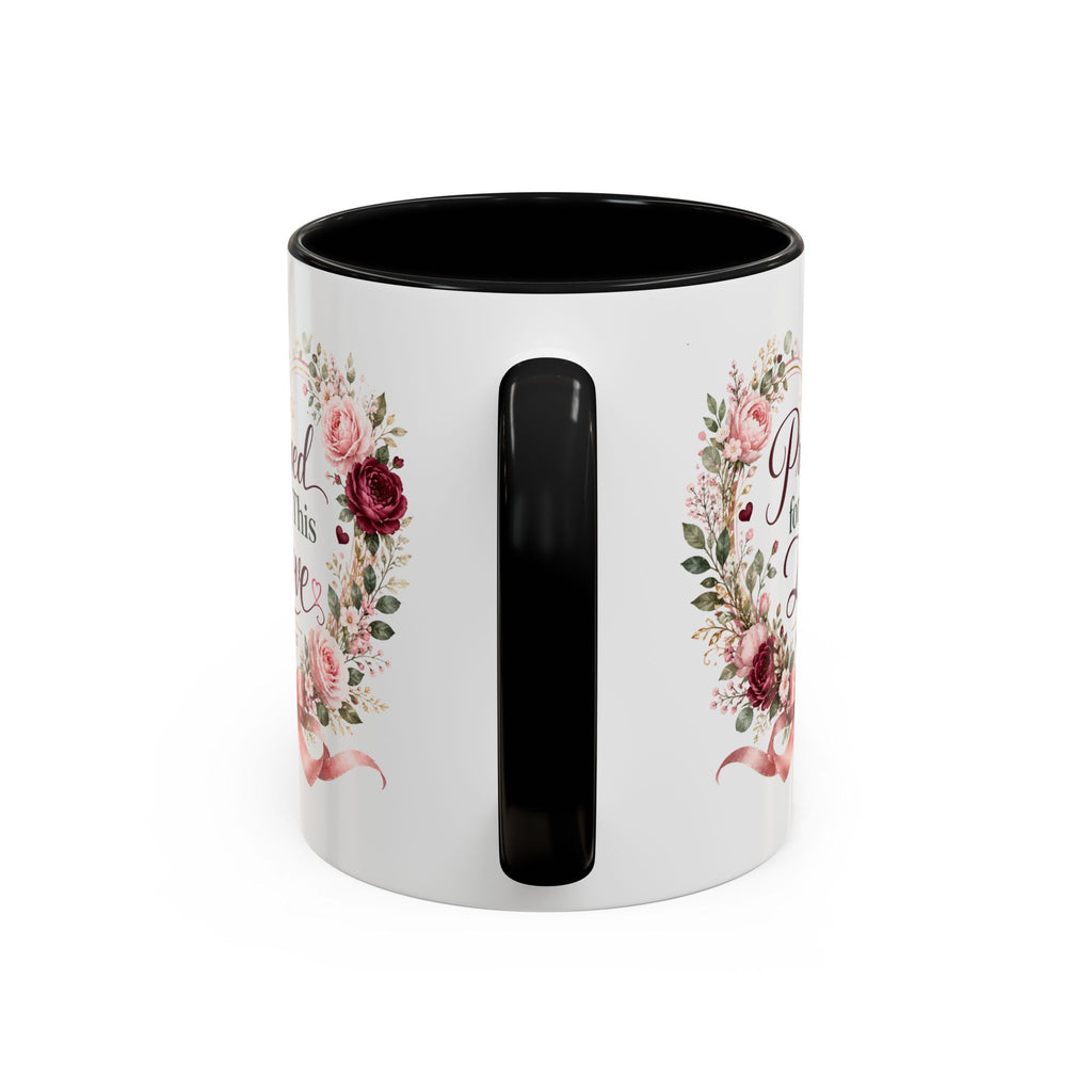 Prayed for This Love Mug, Christian Gift for Wife or Girlfriend, Romantic Bible Verse Mug, James 1:17 Floral Love Coffee Cup