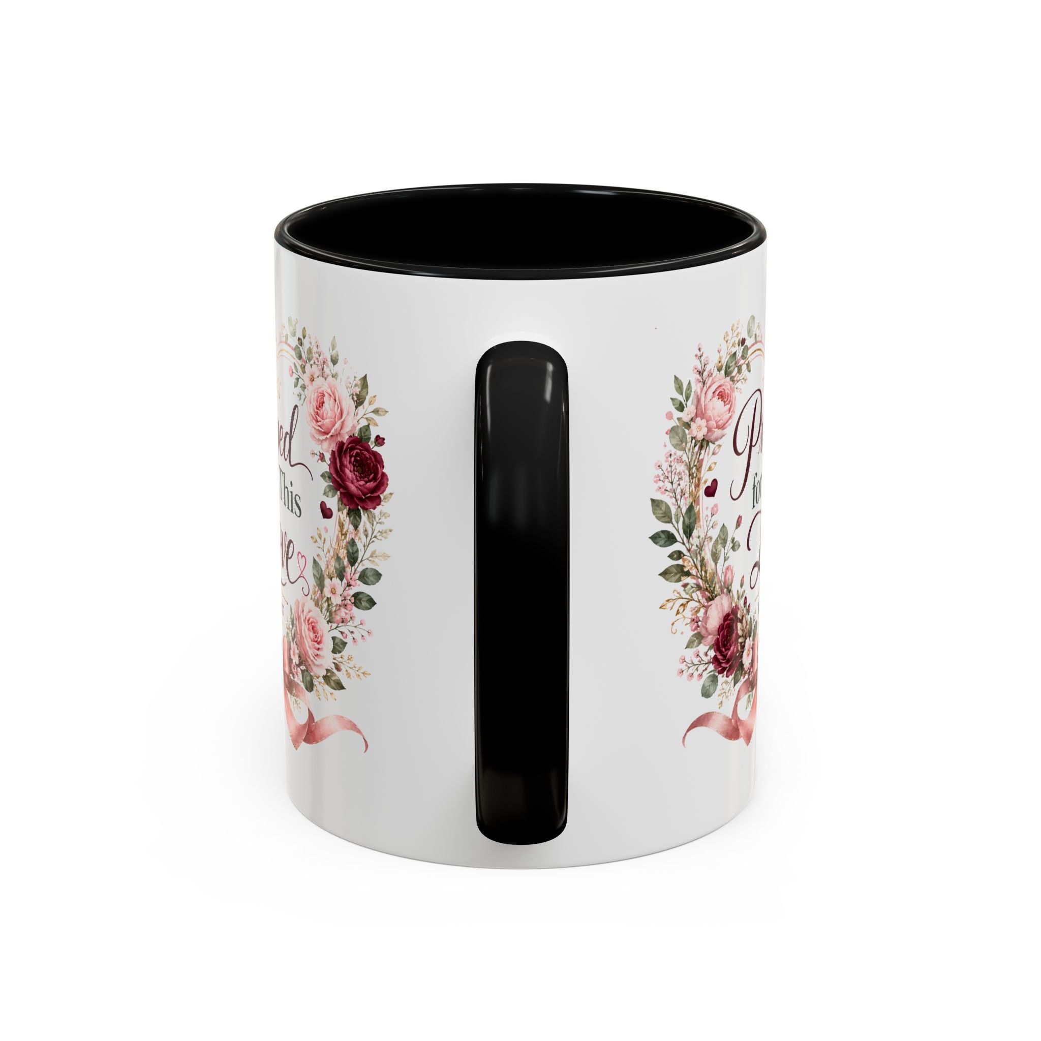 Prayed for This Love Mug, Christian Gift for Wife or Girlfriend, Romantic Bible Verse Mug, James 1:17 Floral Love Coffee Cup
