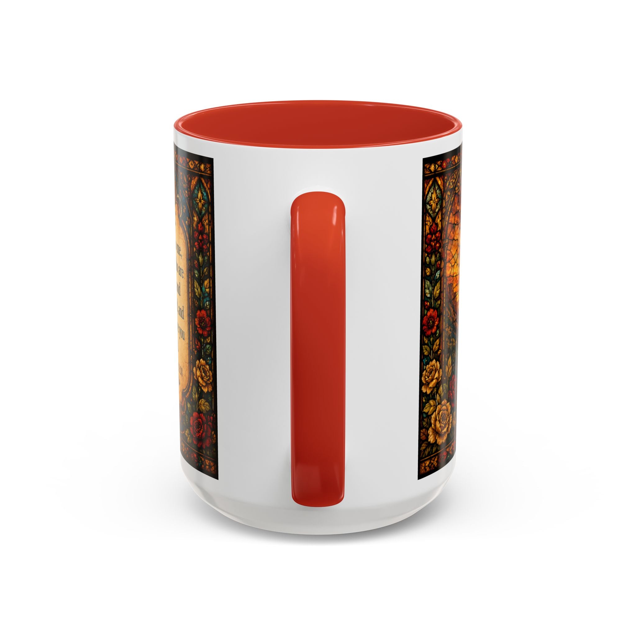 Jesus Stained Glass Artwork Mug | Accent Coffee Mug 11oz or 15oz