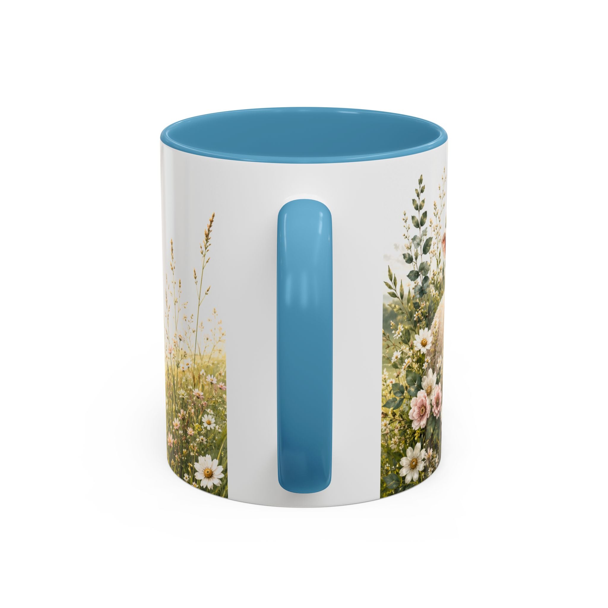 Innocence & Surrender to God Accent Coffee Mug | Religious Faith Scripture