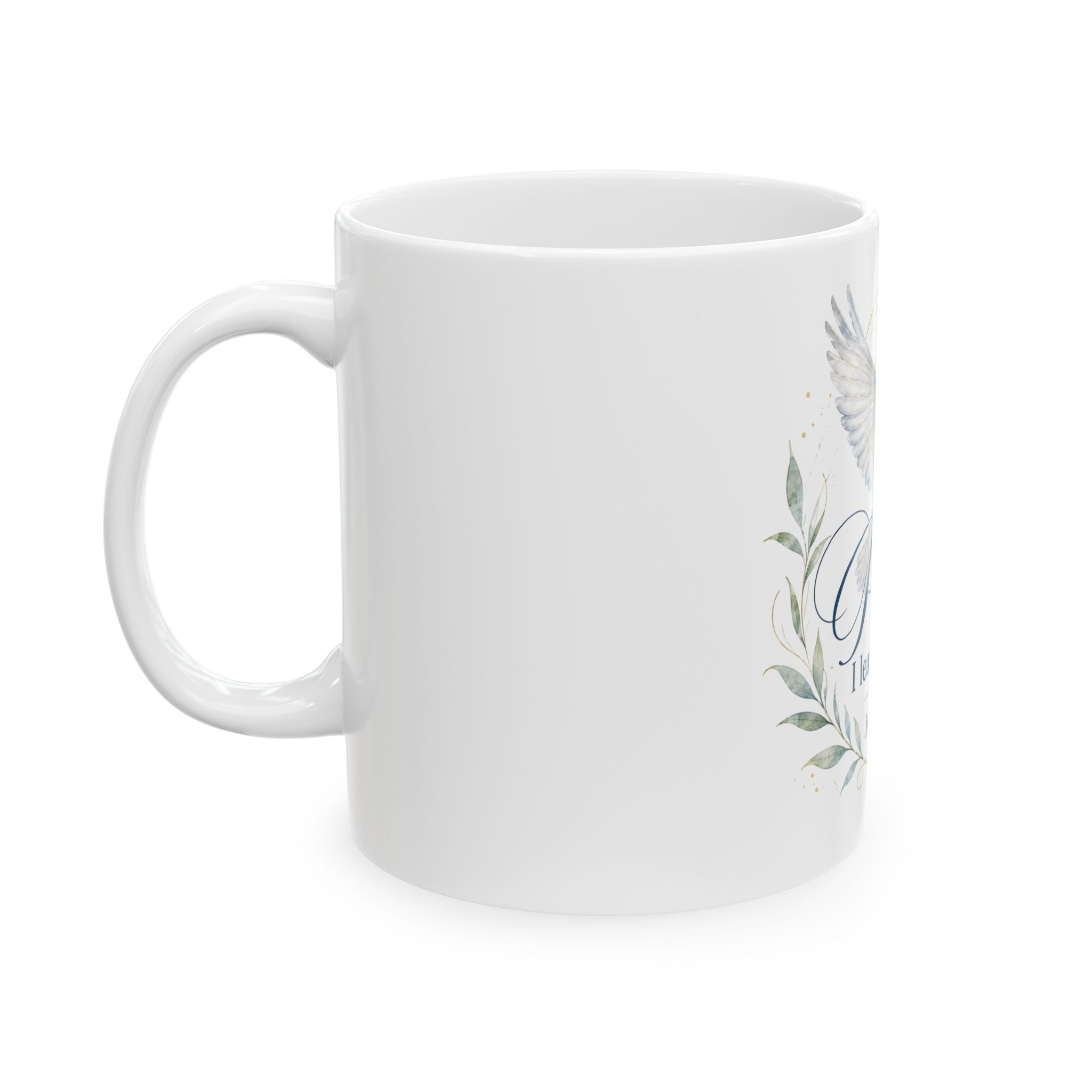 Peace I Leave With You dove mug | John 14:27 ceramic mug