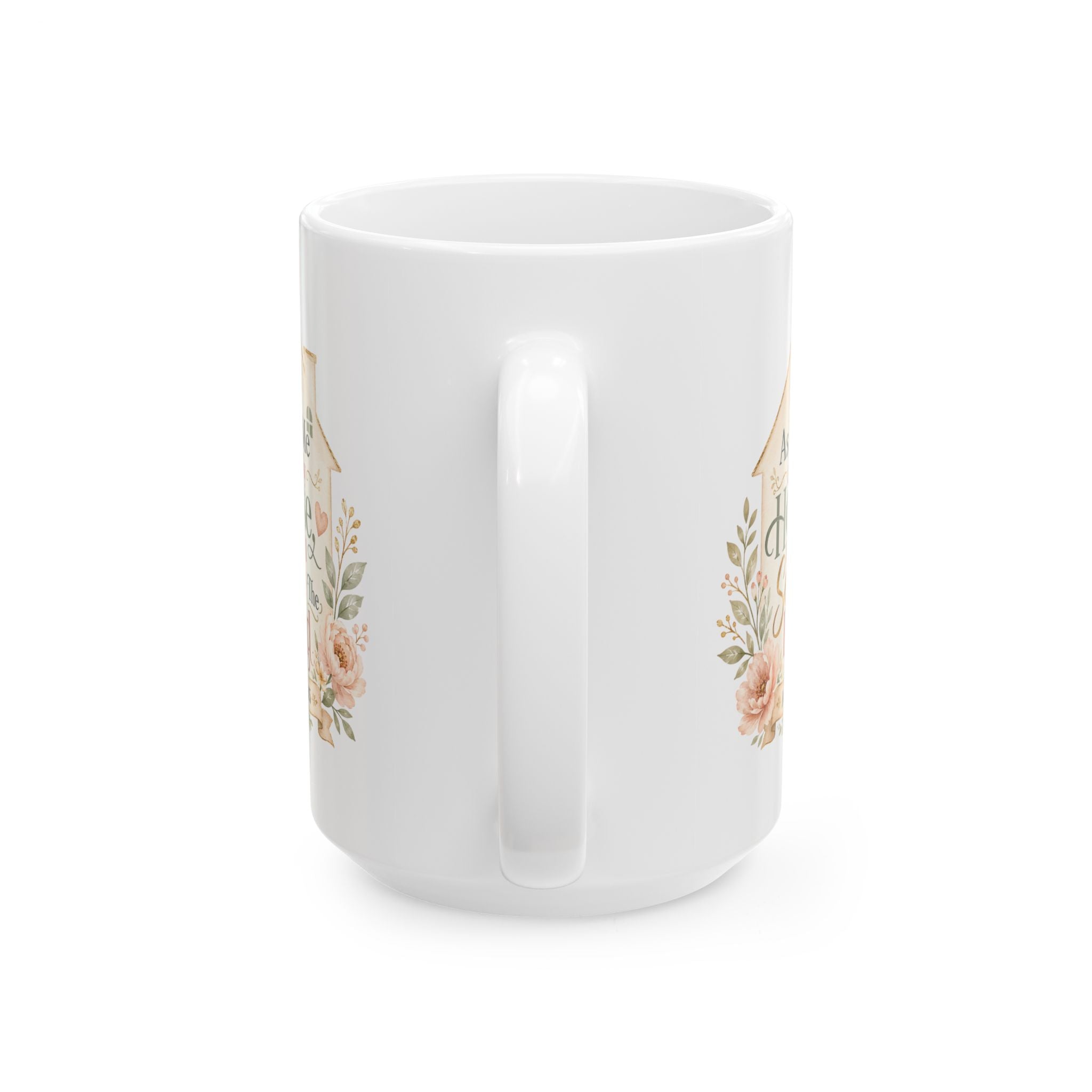As For Me and My House Mug, Christian Family Gift, Joshua 24:15 Bible Verse Coffee Cup, Faith Home Decor Mug