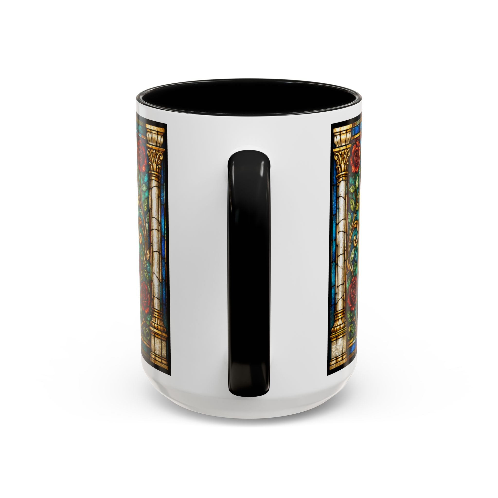 Sacred Heart Jesus Stained Glass Mug | Accent Coffee Mug 11oz 15oz