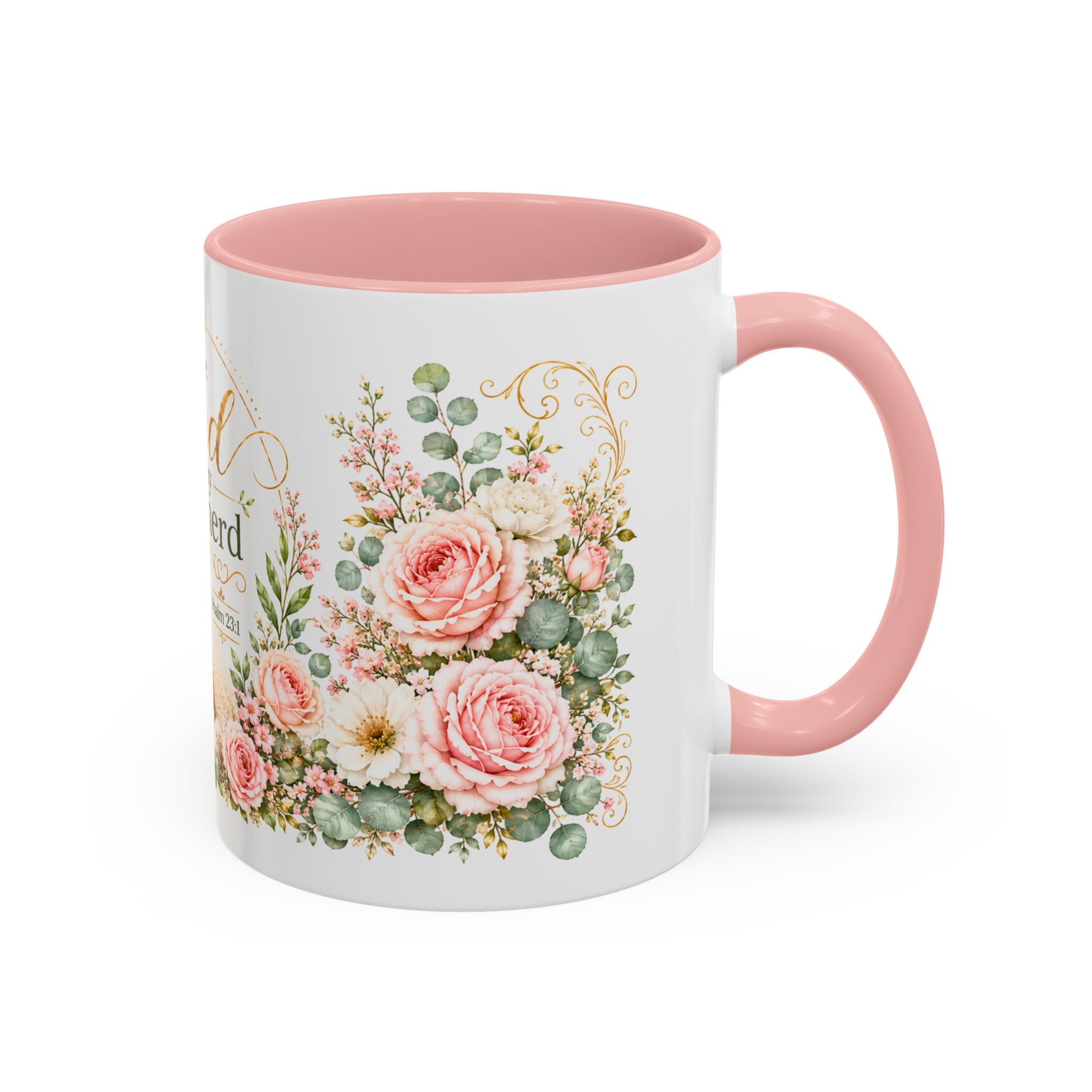 The Lord Is My Shepherd Mug, Psalm 23:1 Christian Coffee Cup, Lamb Bible Verse Mug, Faith Gift for Women Men, Religious Gift