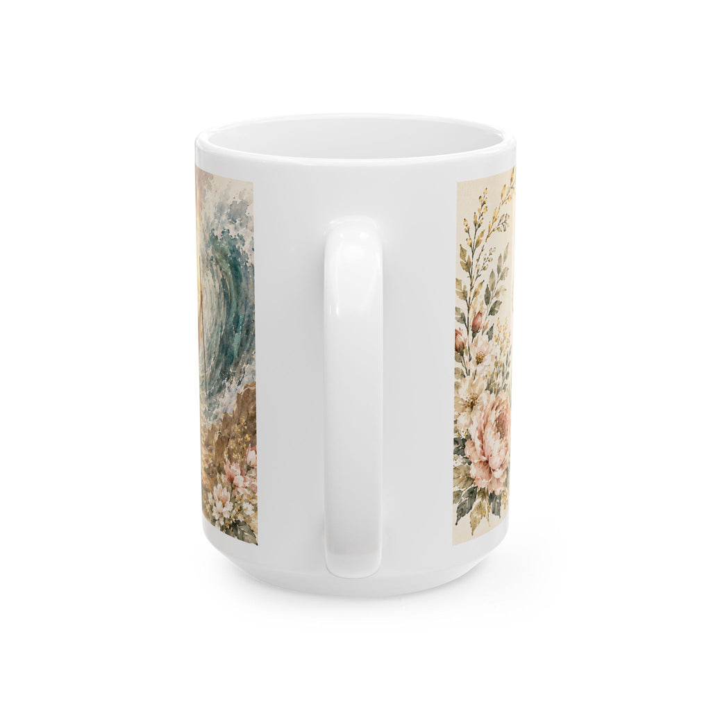 Exodus 14:21 Christian Mug, He Made a Way Through the Sea Bible Verse Coffee Cup, Faith Gift