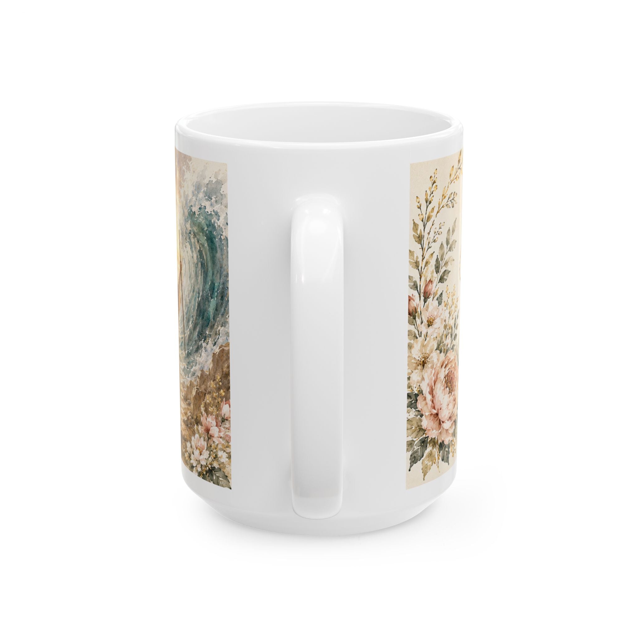 Exodus 14:21 Christian Mug, He Made a Way Through the Sea Bible Verse Coffee Cup, Faith Gift