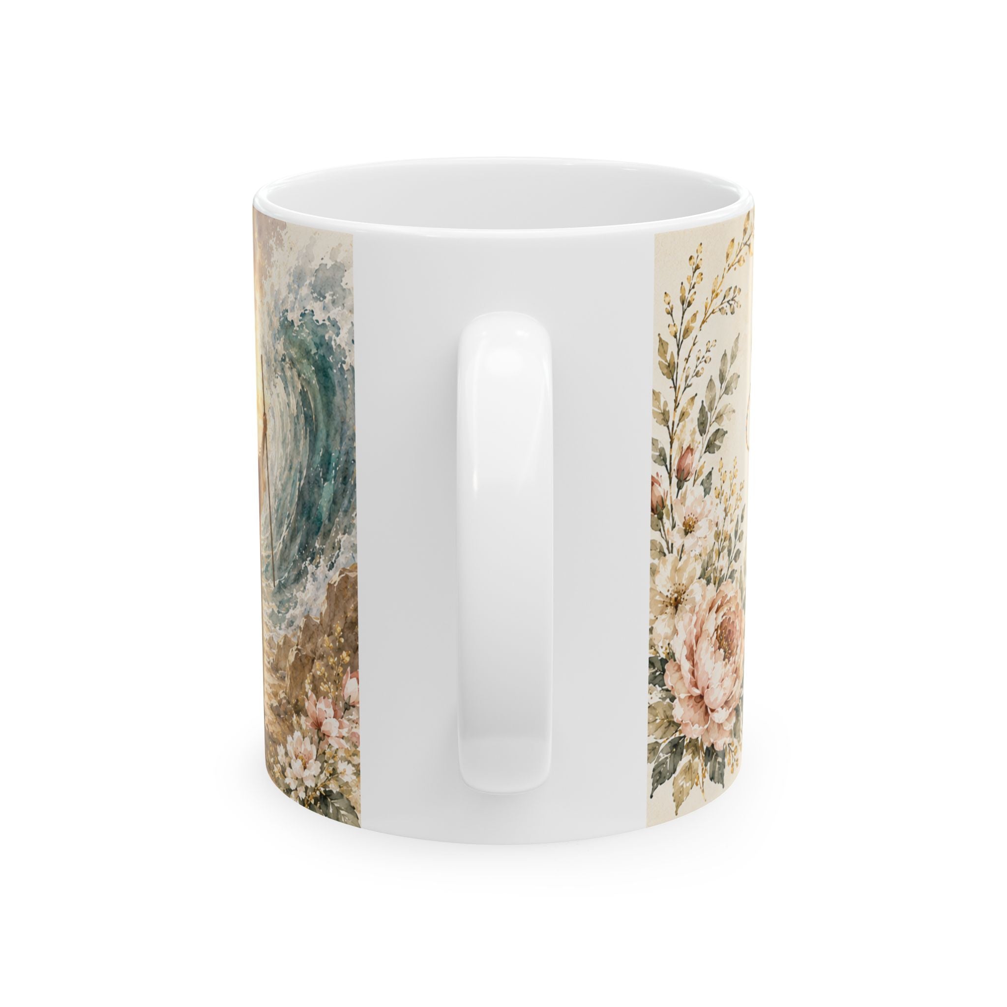 Exodus 14:21 Christian Mug, He Made a Way Through the Sea Bible Verse Coffee Cup, Faith Gift
