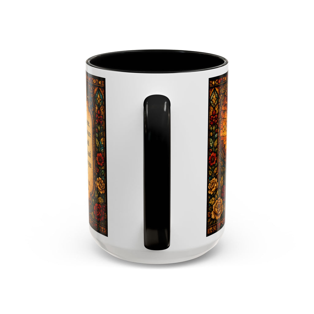 Jesus Stained Glass Artwork Mug | Accent Coffee Mug 11oz or 15oz