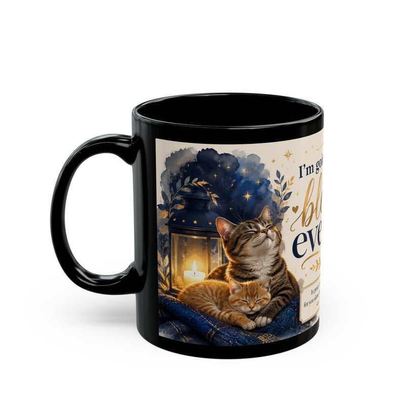 Blessed Evening Cat Psalm Coffee Mug