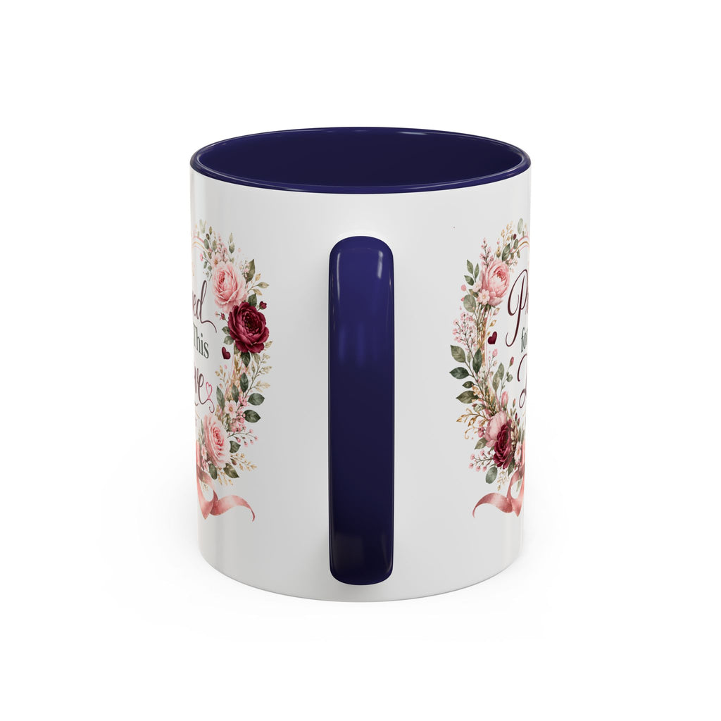 Prayed for This Love Mug, Christian Gift for Wife or Girlfriend, Romantic Bible Verse Mug, James 1:17 Floral Love Coffee Cup
