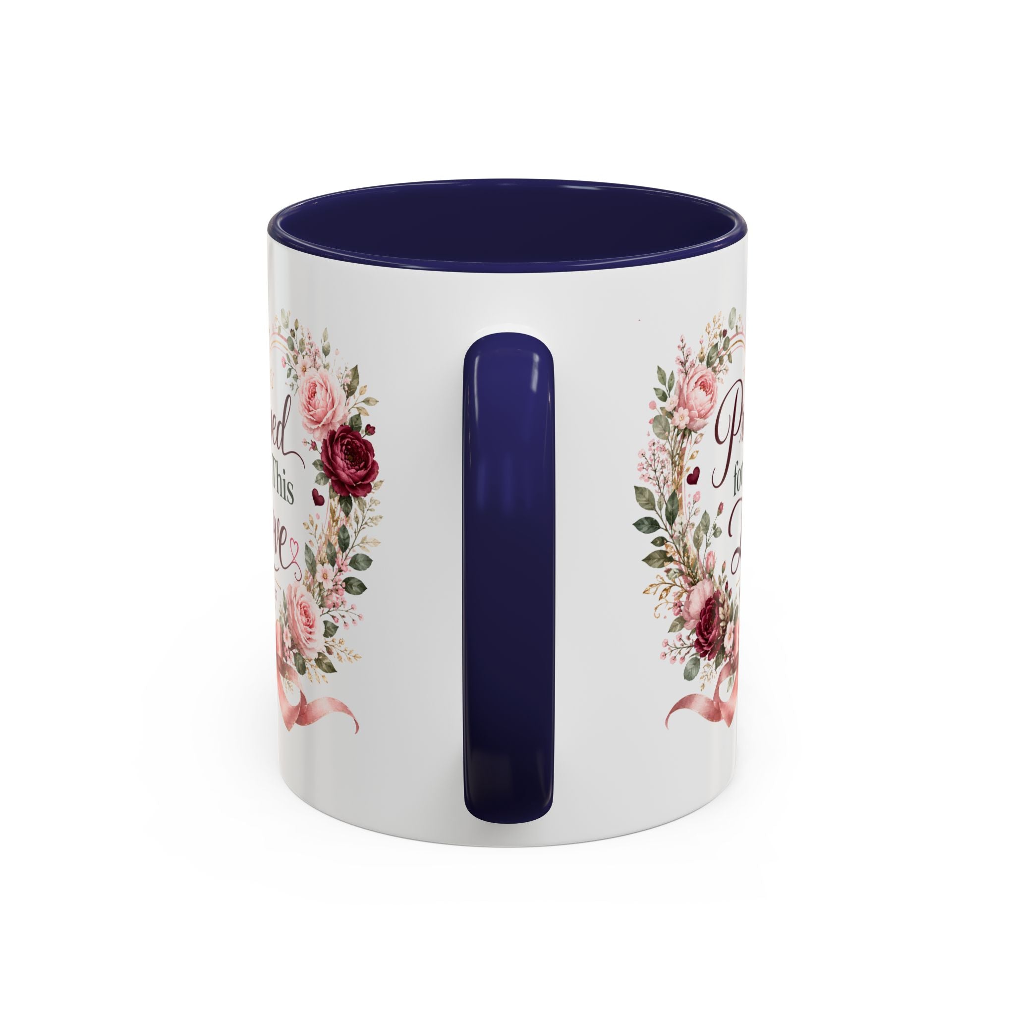 Prayed for This Love Mug, Christian Gift for Wife or Girlfriend, Romantic Bible Verse Mug, James 1:17 Floral Love Coffee Cup
