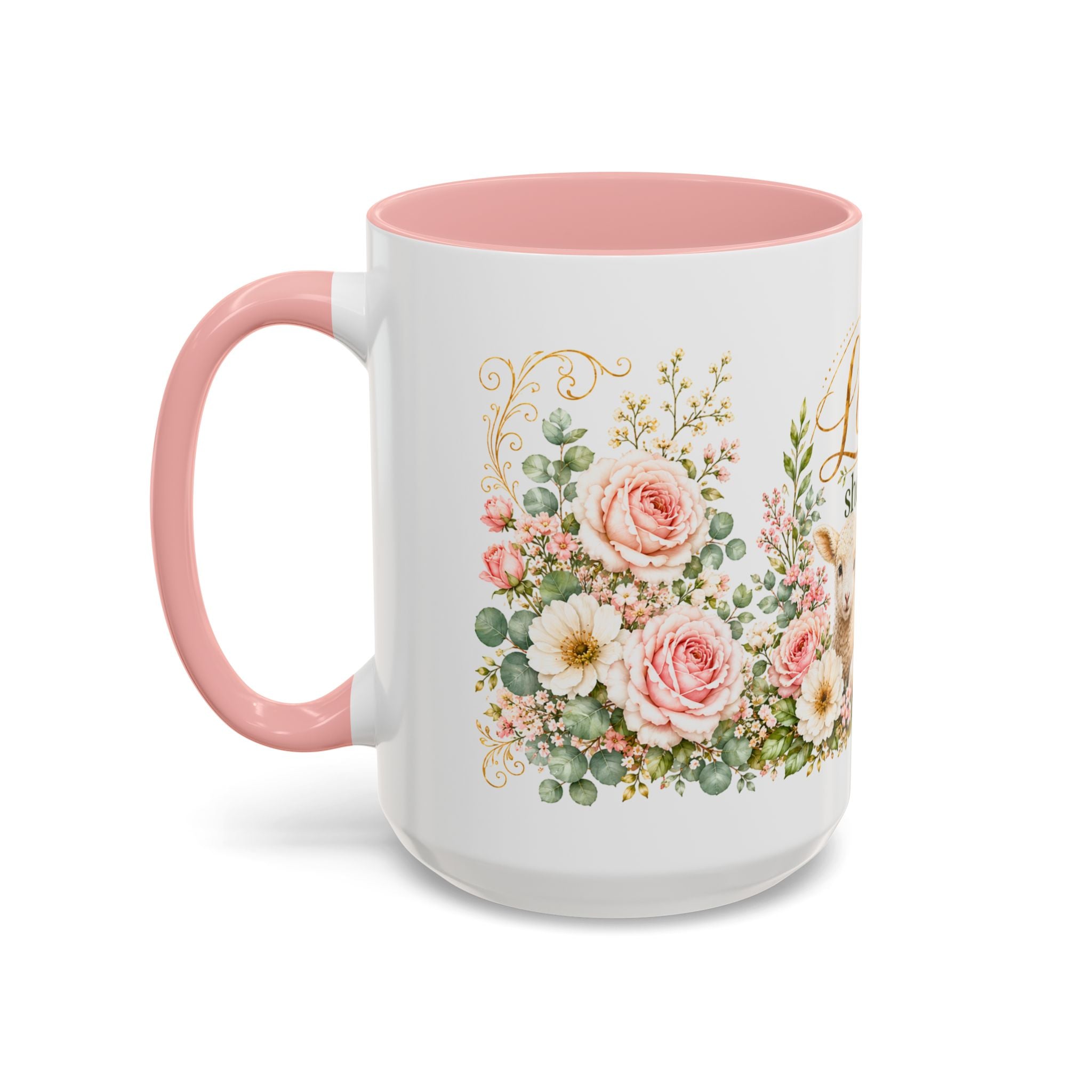The Lord Is My Shepherd Mug, Psalm 23:1 Christian Coffee Cup, Lamb Bible Verse Mug, Faith Gift for Women Men, Religious Gift