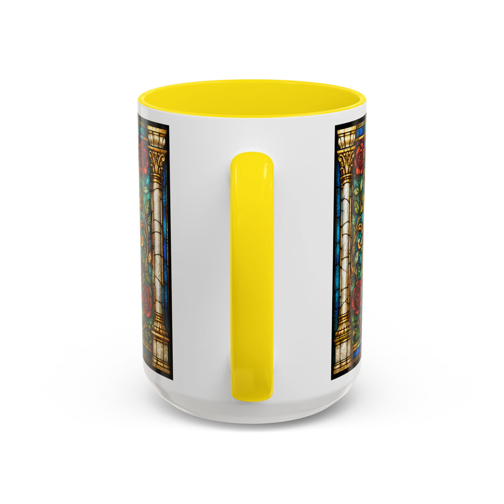 Sacred Heart Jesus Stained Glass Mug | Accent Coffee Mug 11oz 15oz