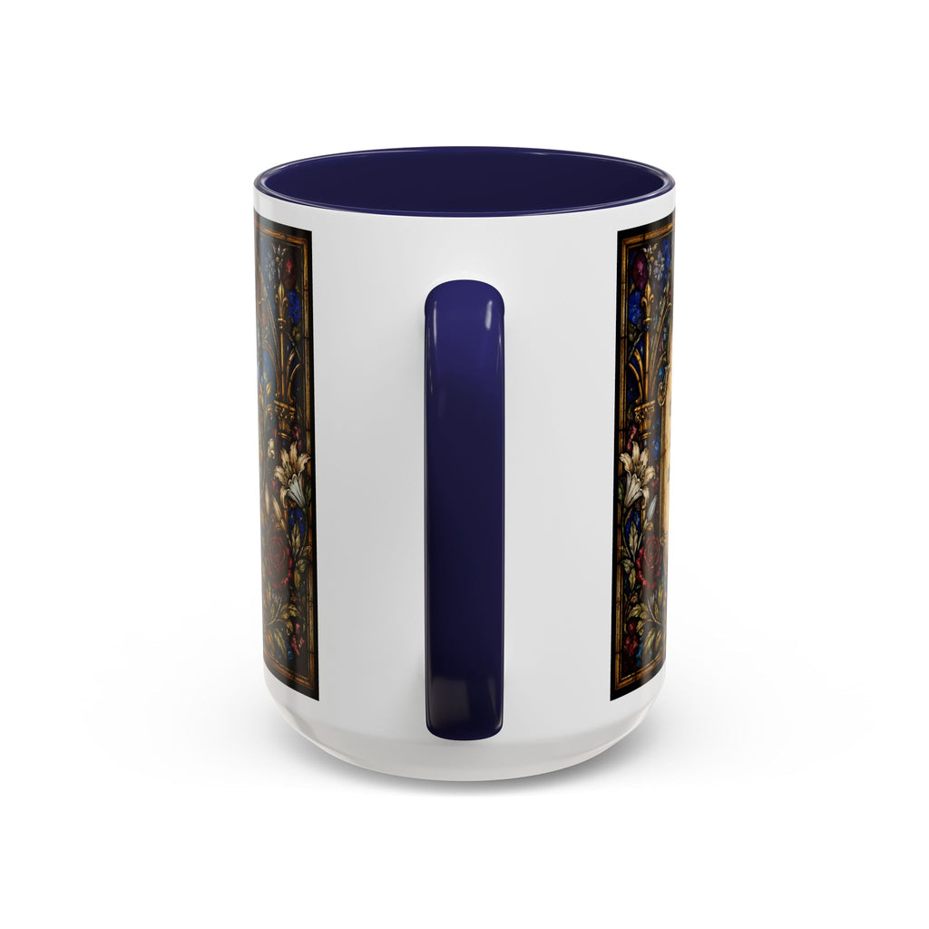 Sacred Heart Jesus Stained Glass Mug | Accent Coffee Mug