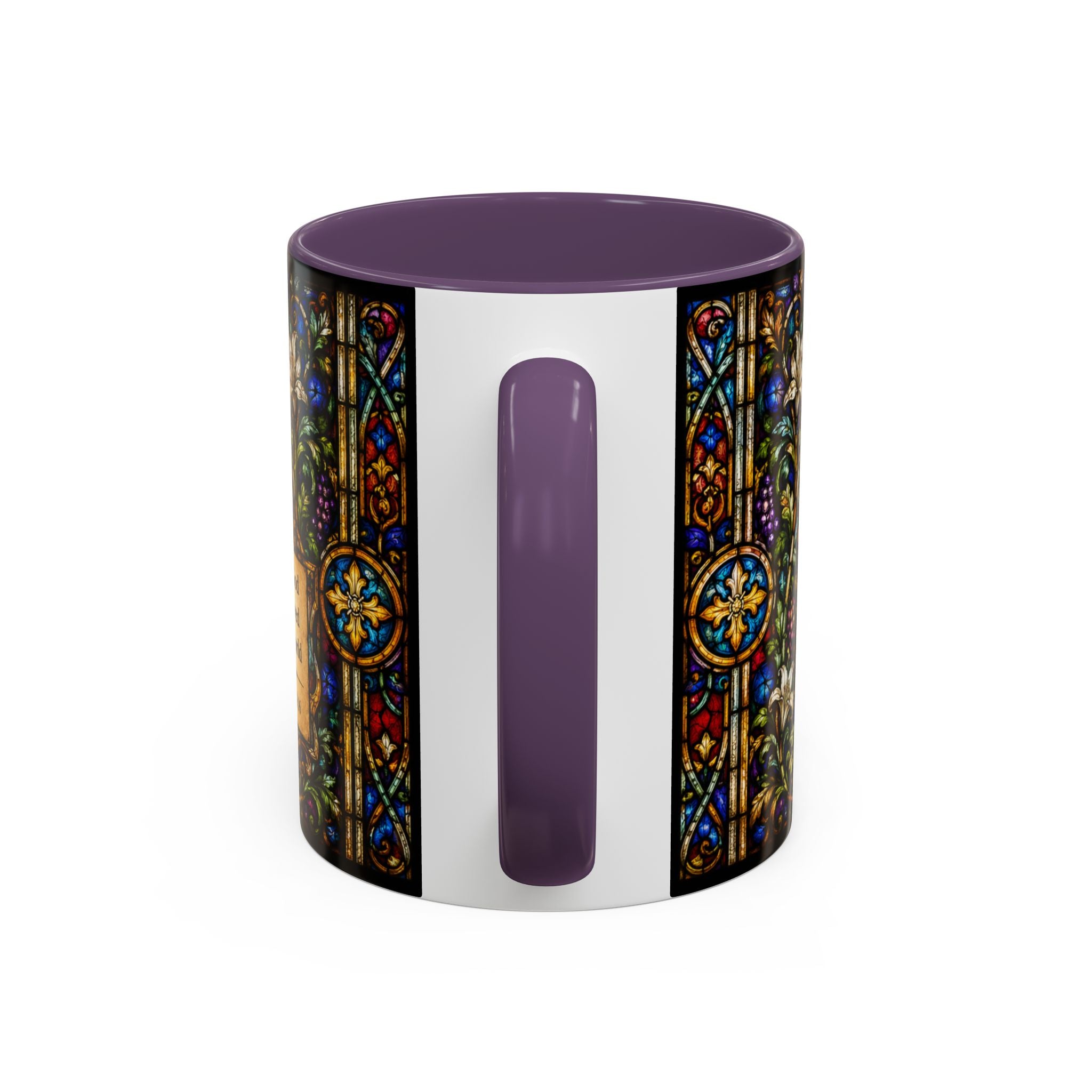 Crucifixion Stained Glass Mug | Accent Coffee Mug