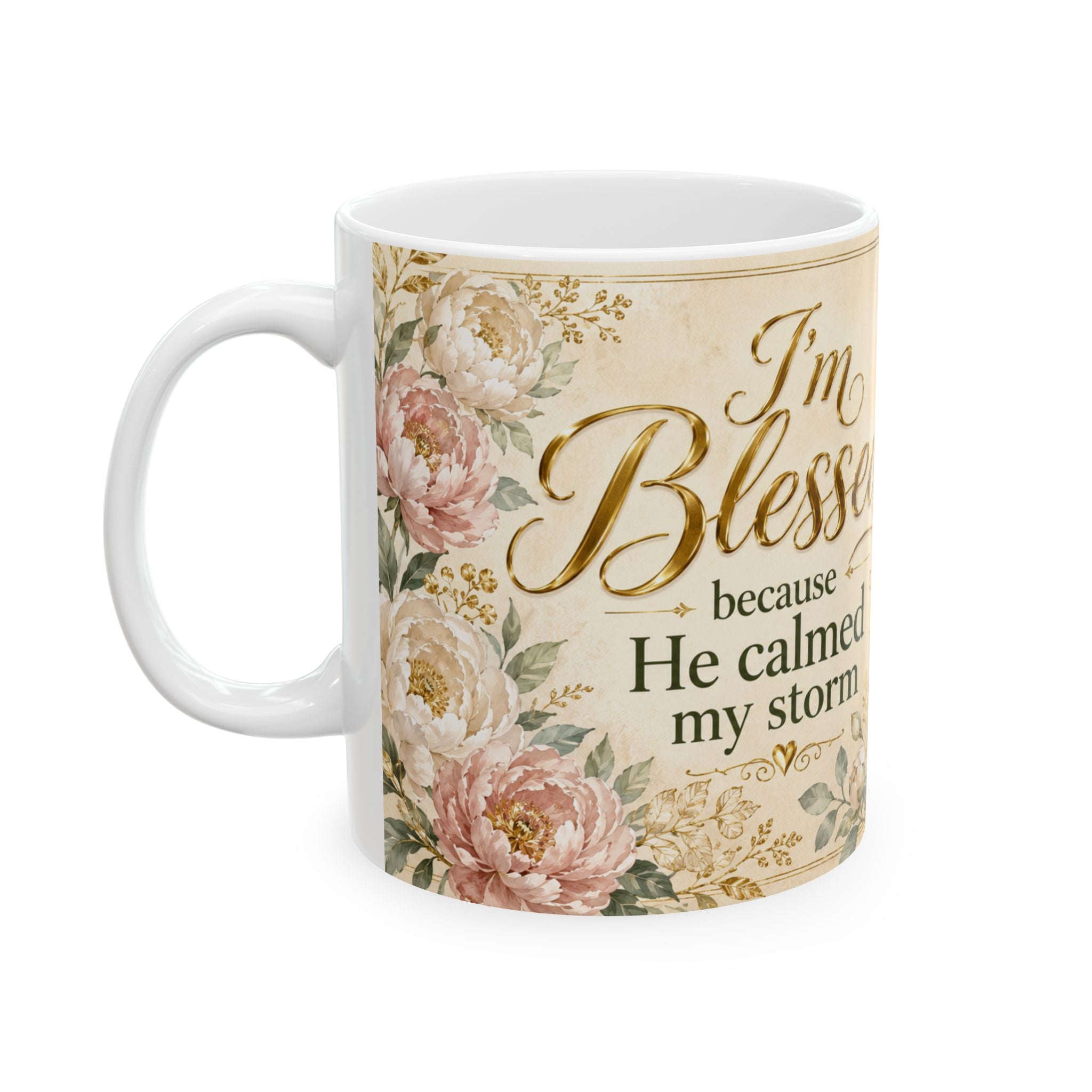 Jesus Calmed My Storm Mug