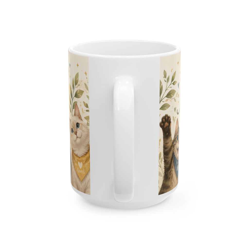 Christian Cat Mug, Blessed Day Coffee Cup, Psalm 118:24 Gift
