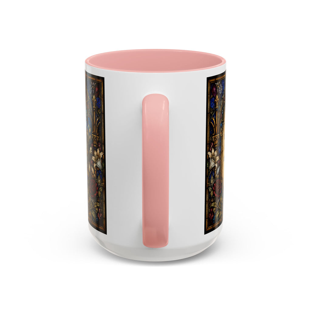 Sacred Heart Jesus Stained Glass Mug | Accent Coffee Mug