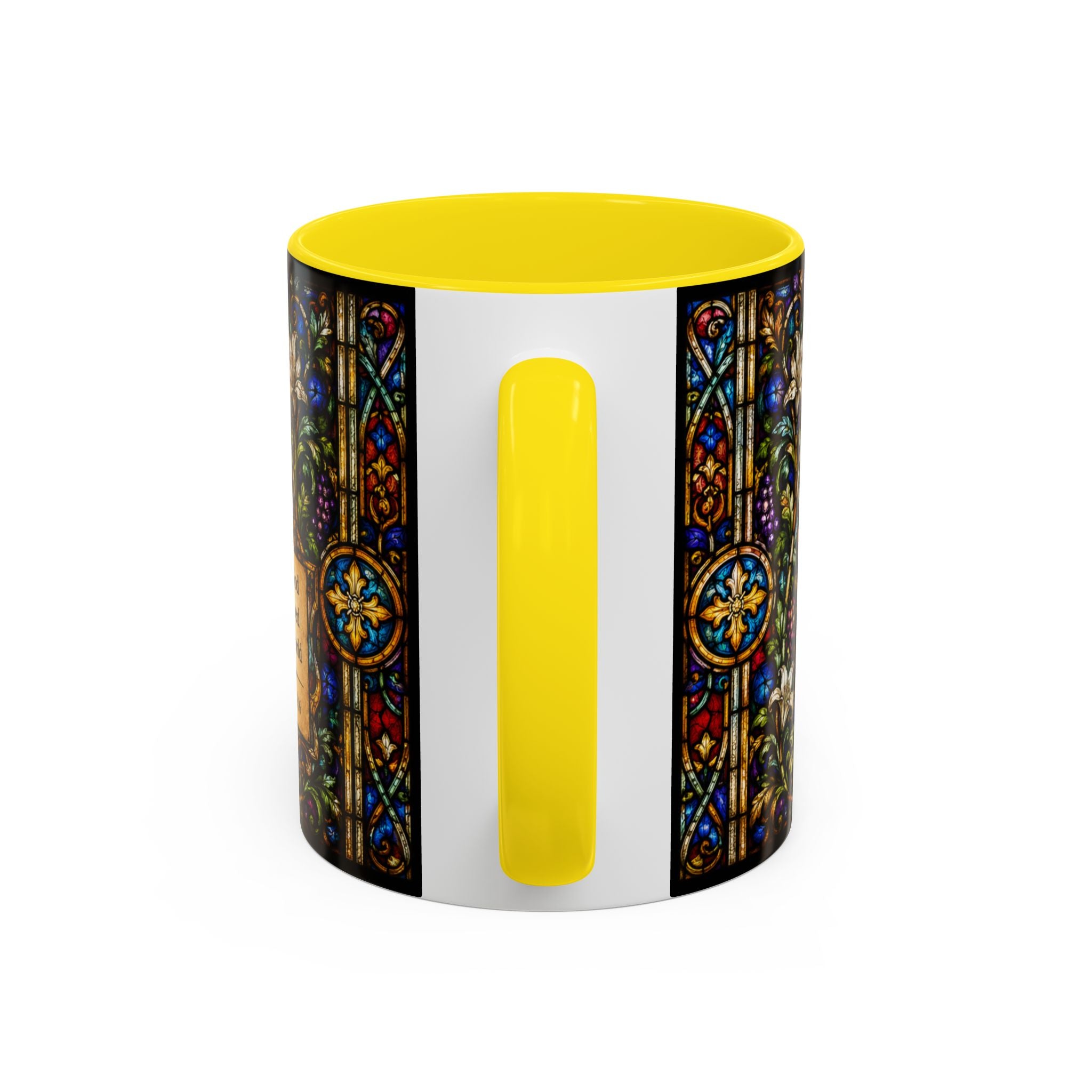 Crucifixion Stained Glass Mug | Accent Coffee Mug