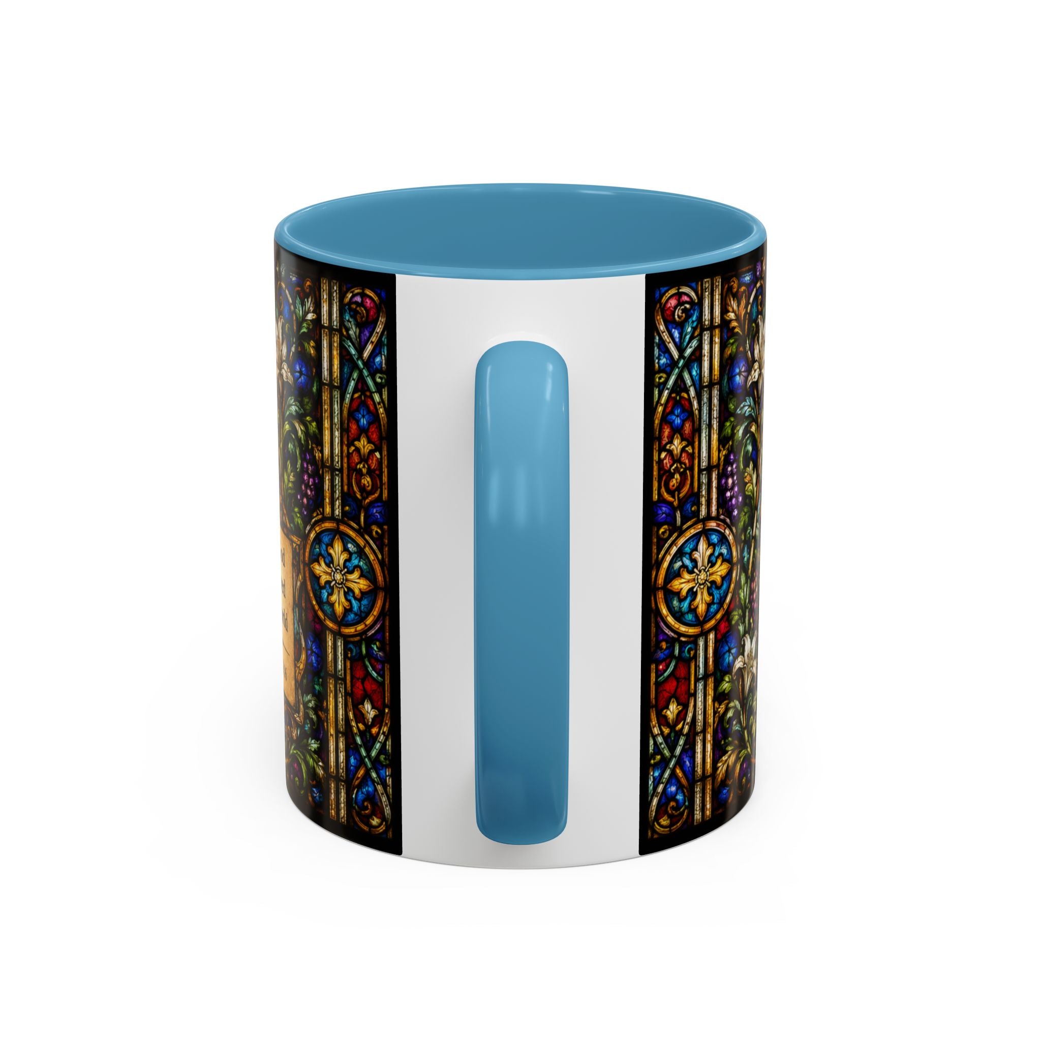 Crucifixion Stained Glass Mug | Accent Coffee Mug