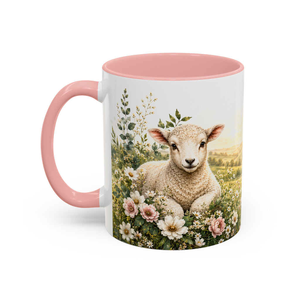 Innocence & Surrender to God Accent Coffee Mug | Religious Faith Scripture