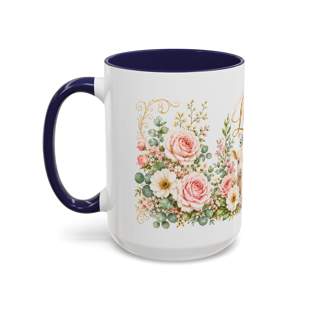 The Lord Is My Shepherd Mug, Psalm 23:1 Christian Coffee Cup, Lamb Bible Verse Mug, Faith Gift for Women Men, Religious Gift