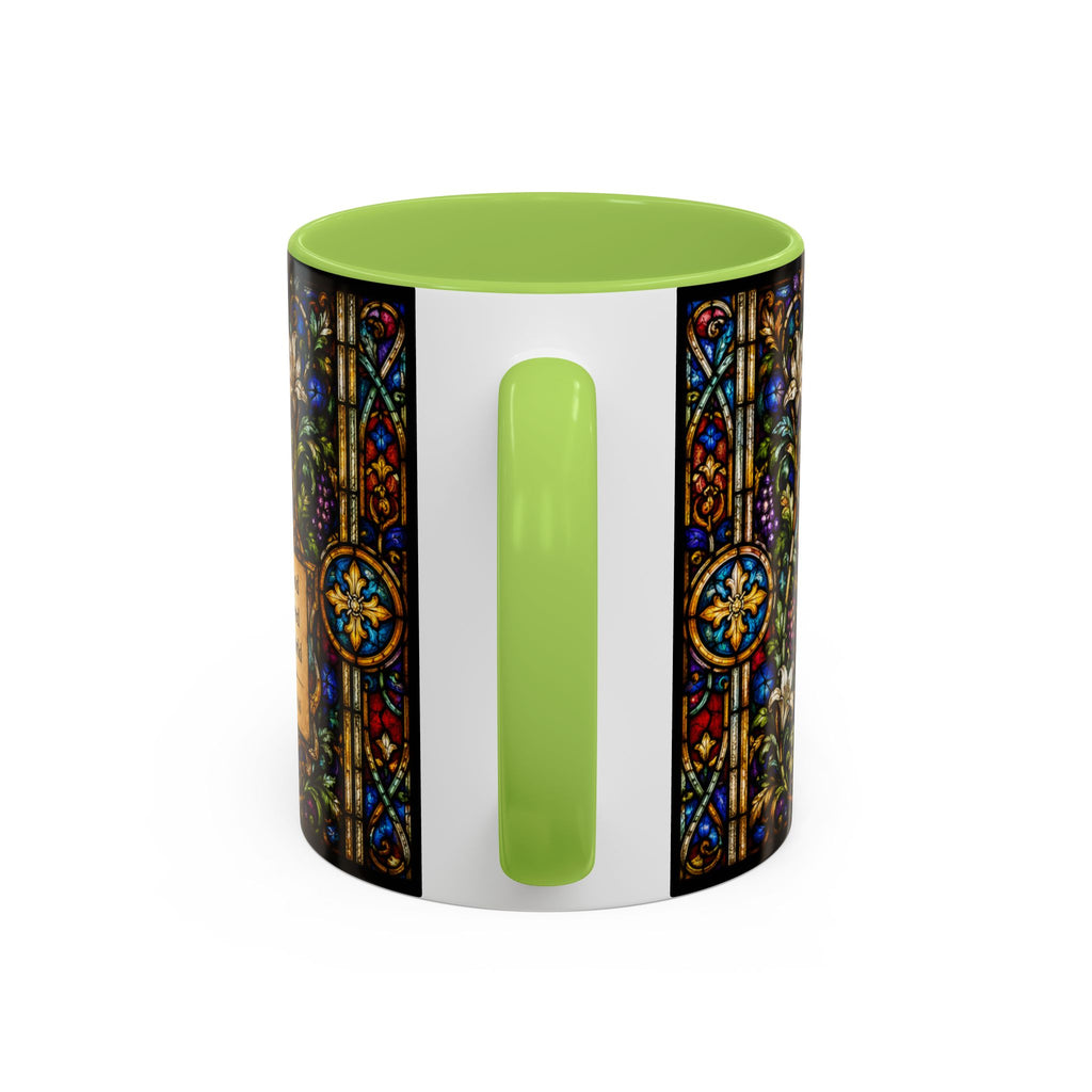 Crucifixion Stained Glass Mug | Accent Coffee Mug