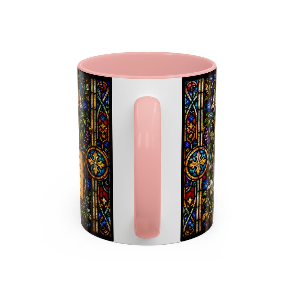 Crucifixion Stained Glass Mug | Accent Coffee Mug
