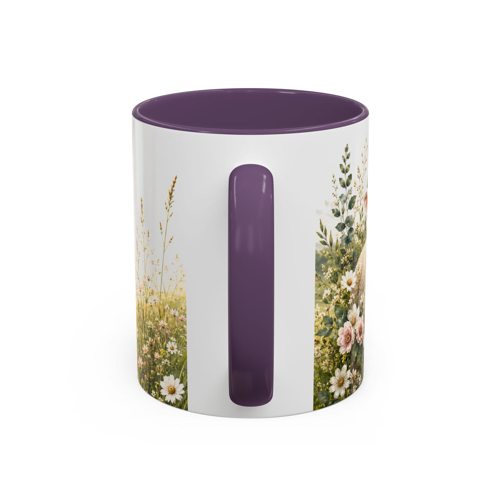 Innocence & Surrender to God Accent Coffee Mug | Religious Faith Scripture