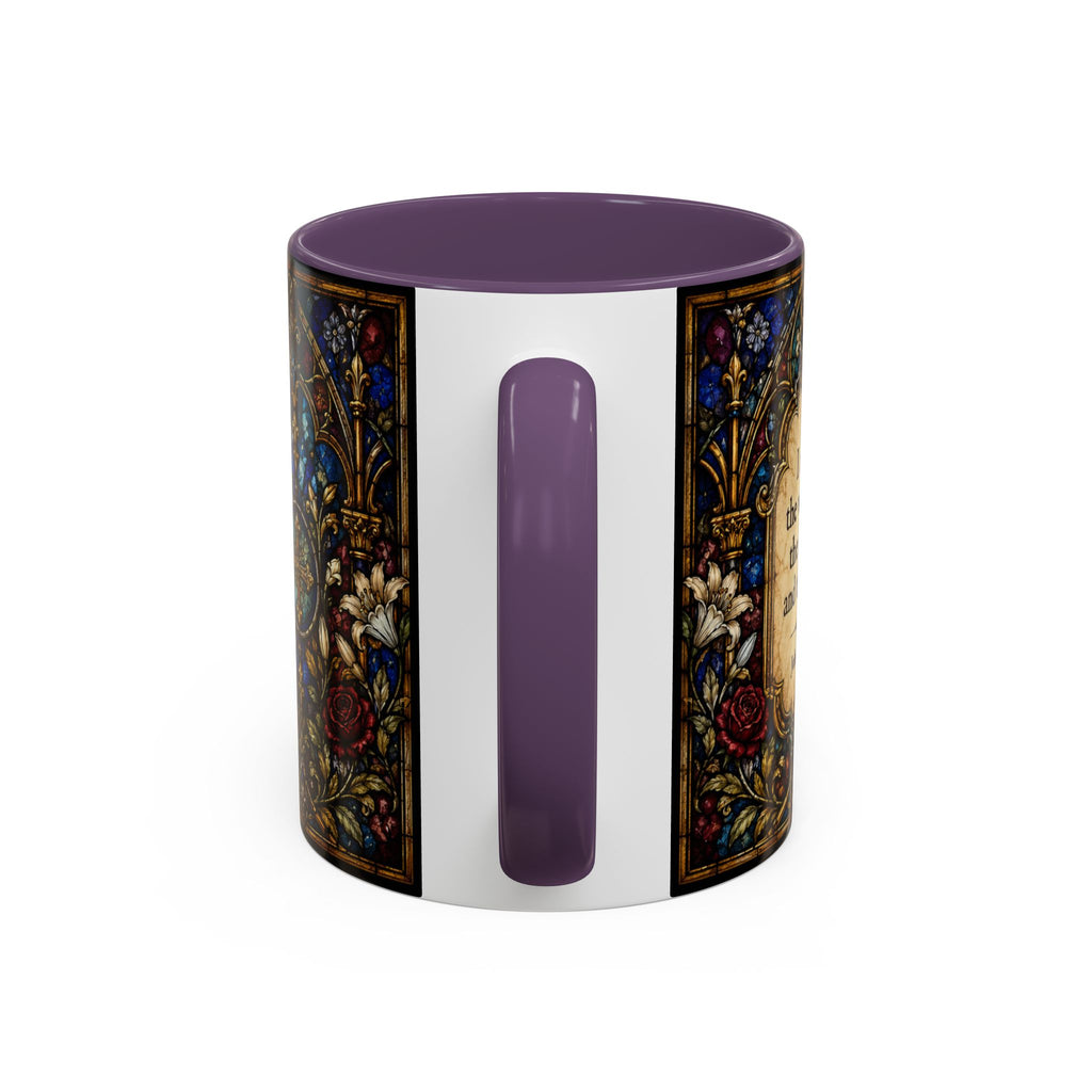 Sacred Heart Jesus Stained Glass Mug | Accent Coffee Mug