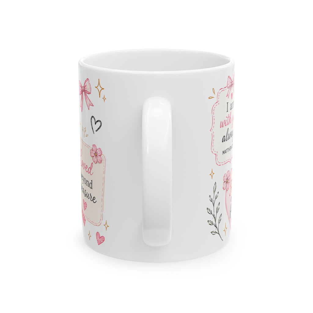 Floral Scripture Collage Mug