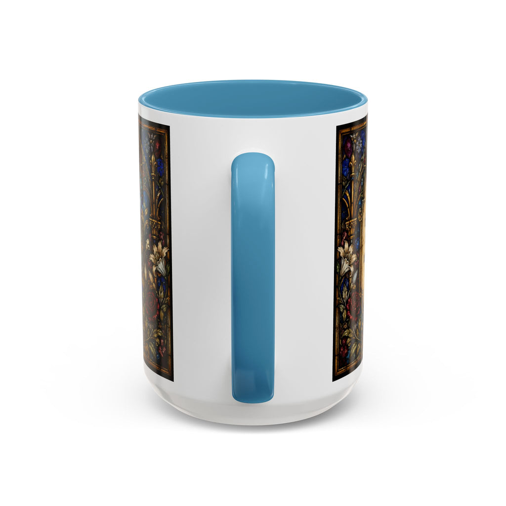 Sacred Heart Jesus Stained Glass Mug | Accent Coffee Mug