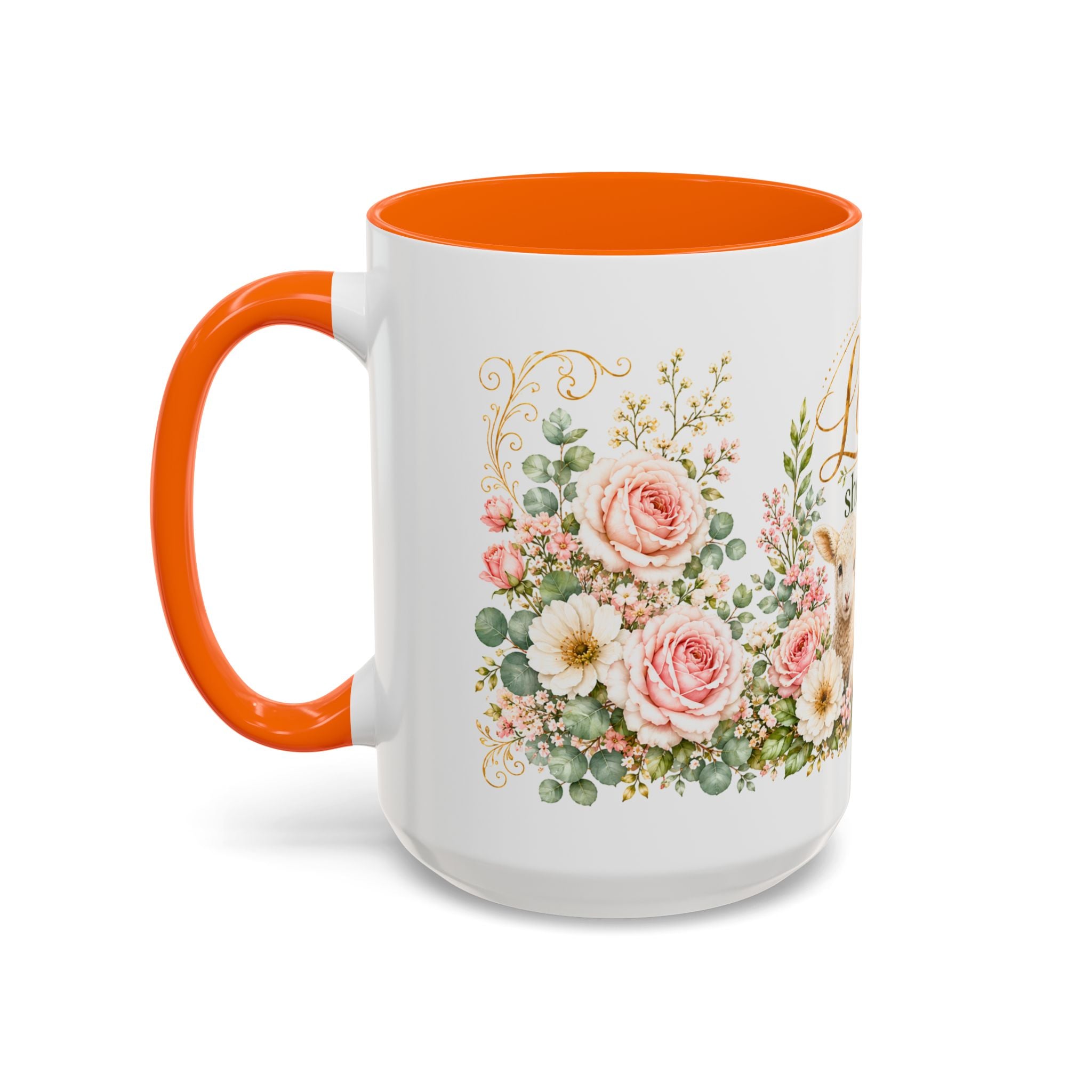 The Lord Is My Shepherd Mug, Psalm 23:1 Christian Coffee Cup, Lamb Bible Verse Mug, Faith Gift for Women Men, Religious Gift