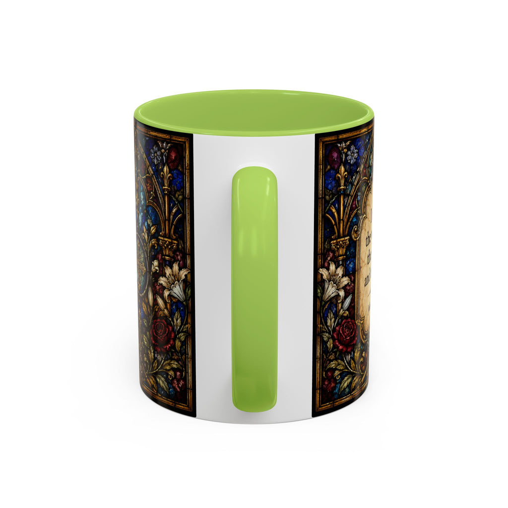 Sacred Heart Jesus Stained Glass Mug | Accent Coffee Mug