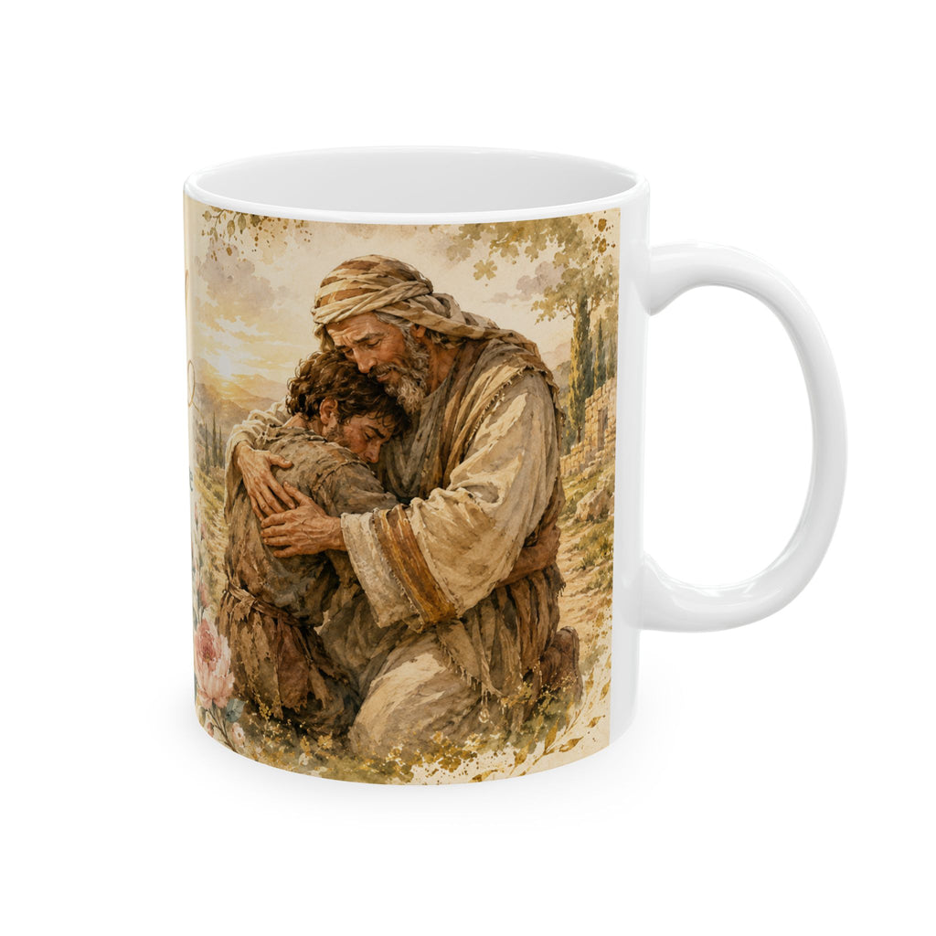I’m Blessed Because He Welcomed Me Home Mug