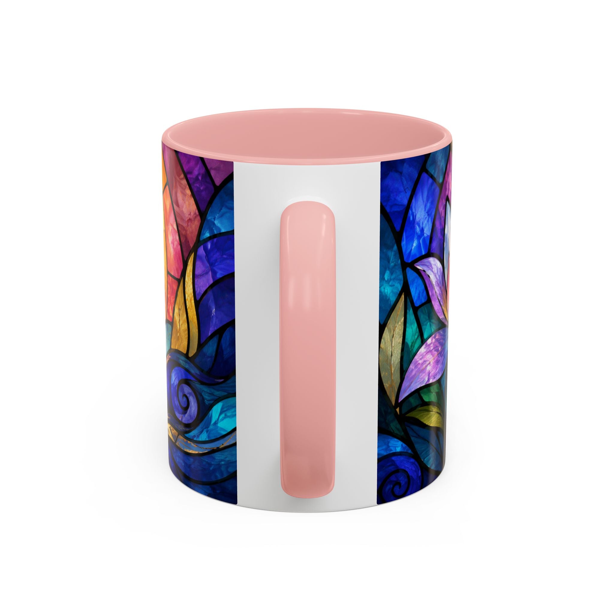 Matthew 11:28 Bible Verse Mug, Christian Coffee Cup, Come To Me All Who Are Weary Mug, Stained Glass Scripture Gift, Faith Prayer Mug
