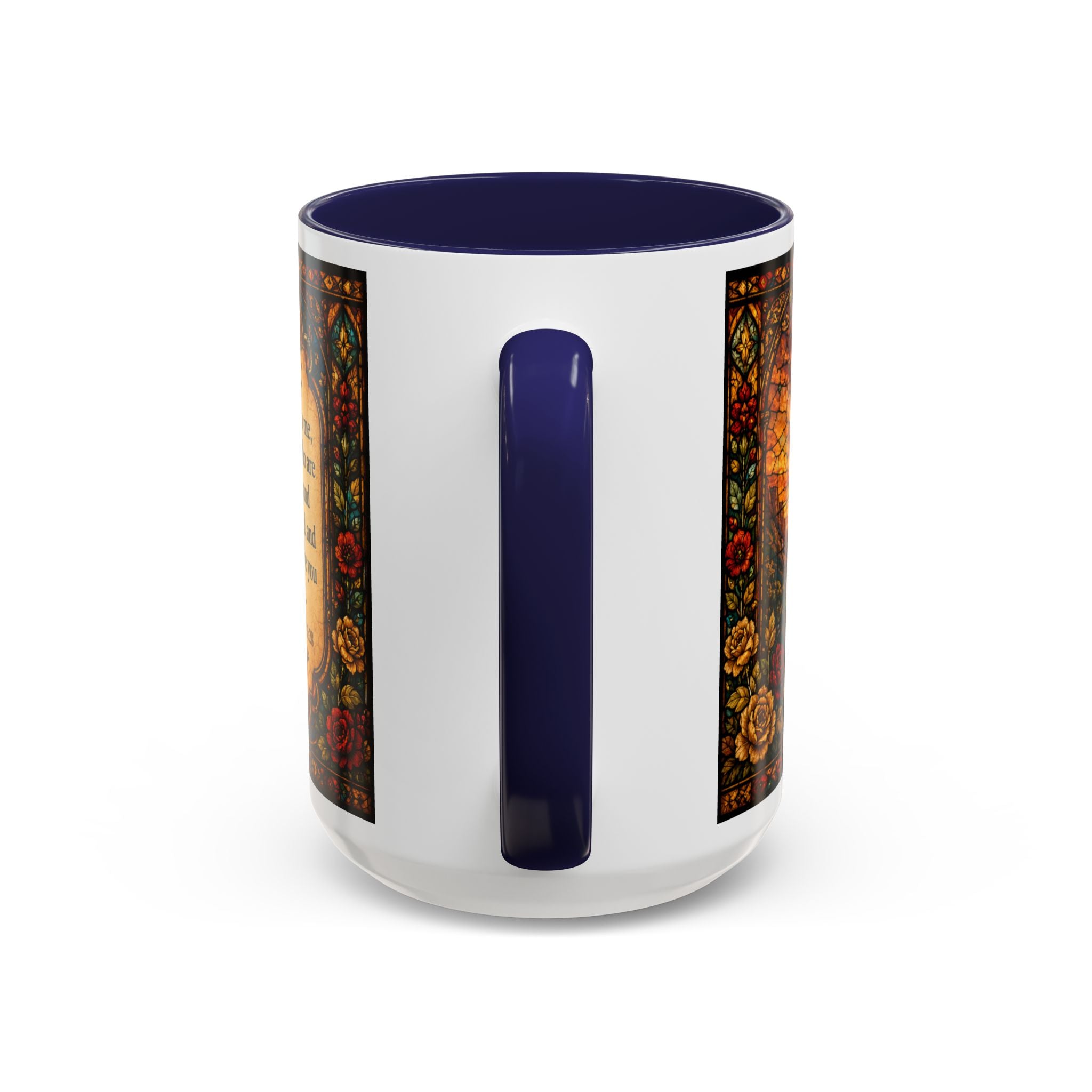Jesus Stained Glass Artwork Mug | Accent Coffee Mug 11oz or 15oz