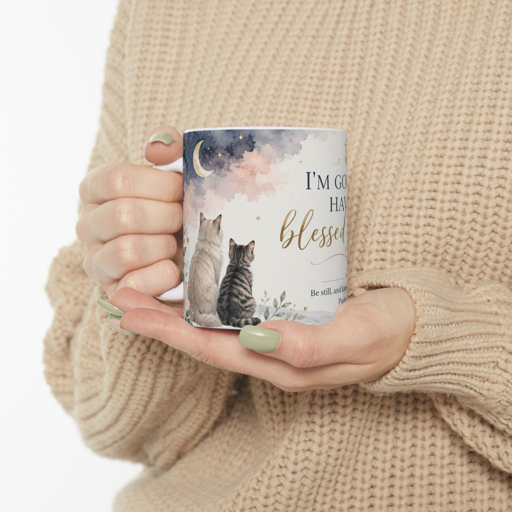 Blessed Evening Christian Mug  Psalm 46:10 Coffee Cup
