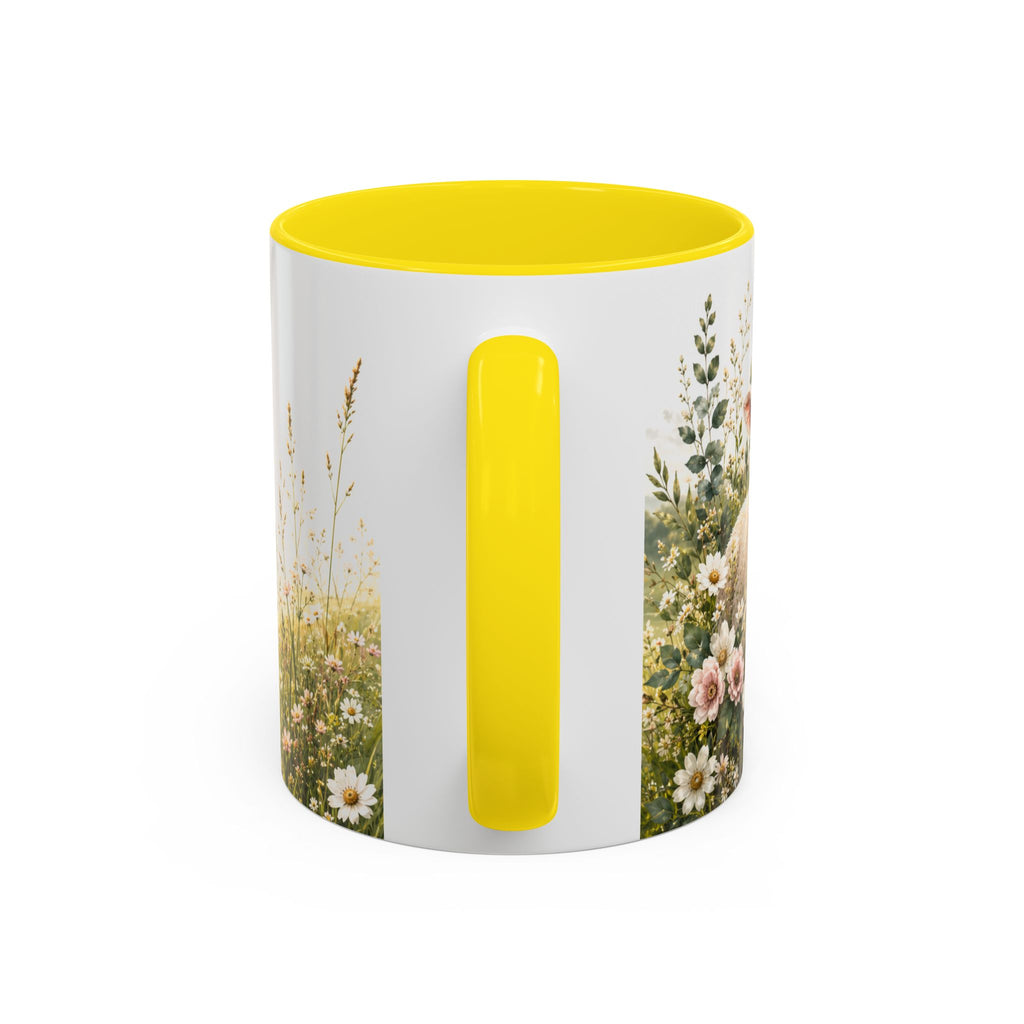 Innocence & Surrender to God Accent Coffee Mug | Religious Faith Scripture