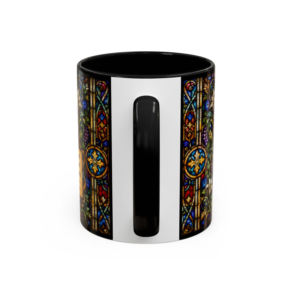 Crucifixion Stained Glass Mug | Accent Coffee Mug