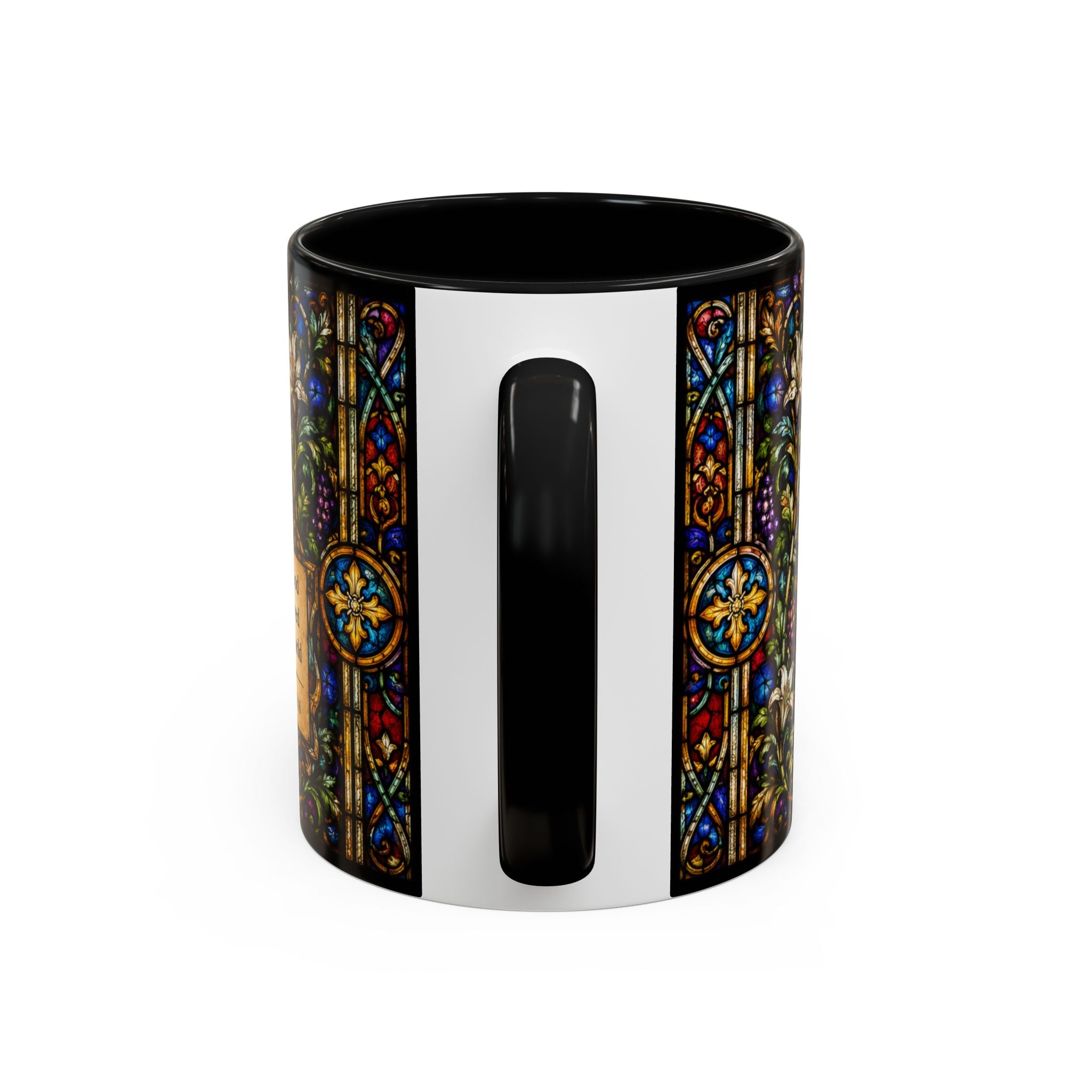 Crucifixion Stained Glass Mug | Accent Coffee Mug