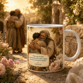 I’m Blessed He Welcomed Me Home Mug, Luke 15:24 Christian Coffee Cup, Prodigal Son Bible Verse Gift