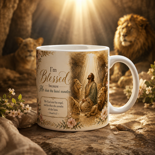 Daniel 6:22 Christian Mug