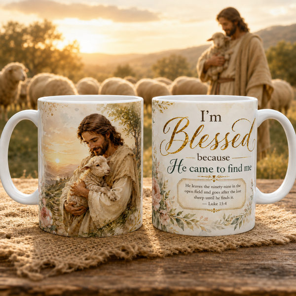 Im Blessed Because He Came to Find Me Mug