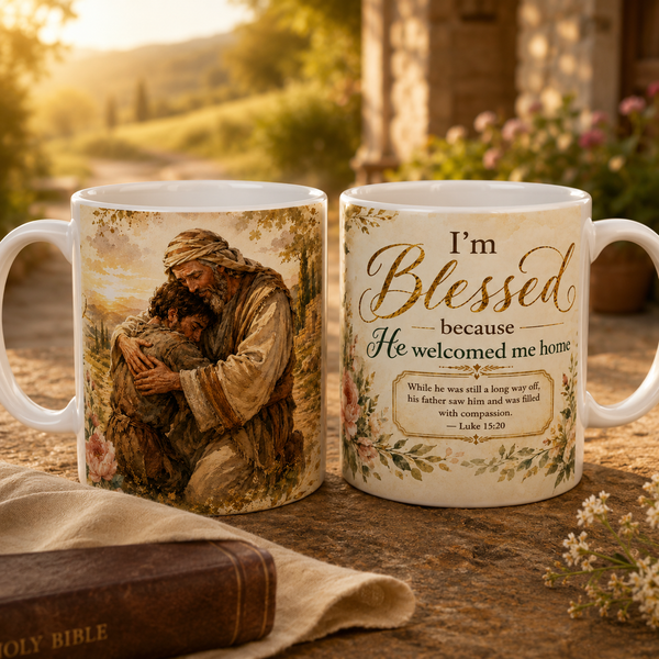 Im Blessed Because He Welcomed Me Home Mug