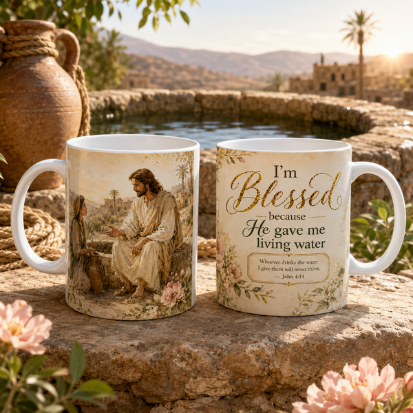 Living Water Christian Mug