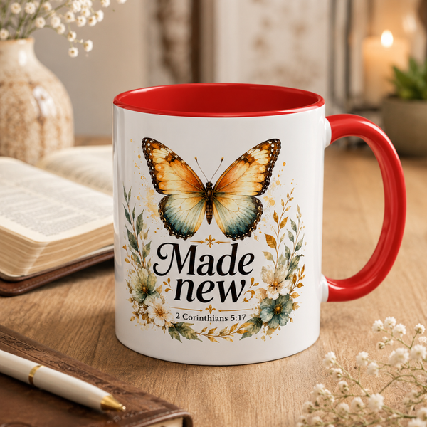 Spiritual Butterfly Morning Accent Coffee Mug | 11oz 15oz